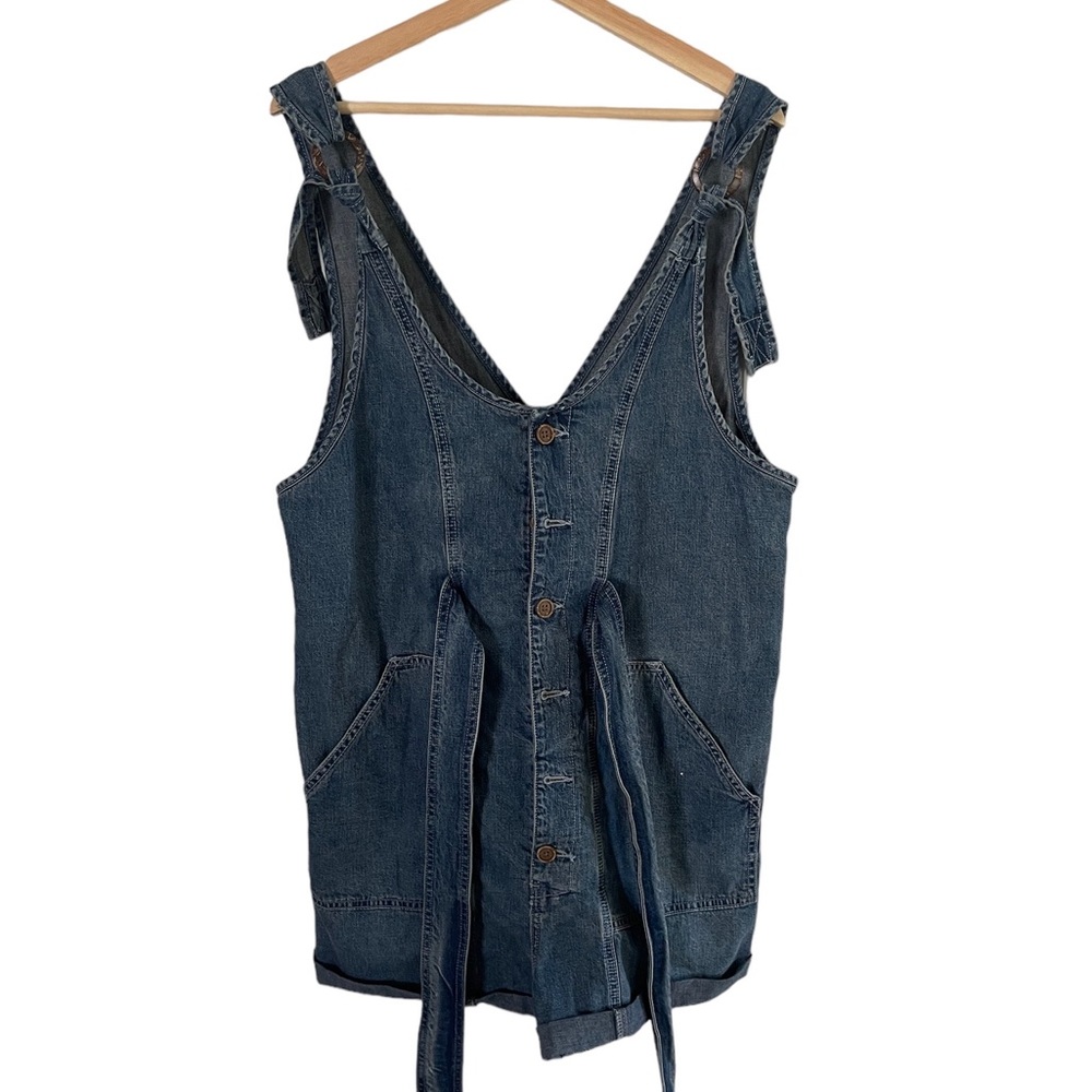 NWT Free People denim overalls - Picture 2 of 5